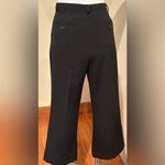 Studio Works Black Straight Wide Leg. Short Length Dress Pants Sz 12 Photo 2