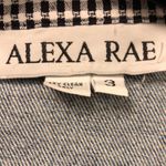 Vtg‎ Alexa Rae denim jean jacket with floral linen pockets etc polka dot collar Blue Size undefined Photo 3