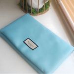 Gucci New Light Blue Beauty Bag Clutch With Magnetic Closure New in Package Photo 1