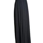 Vtg 90s Tawny Blue Sequin black Sheer Long Formal Cocktail Dress Sleeveless Sz L Size L Photo 4