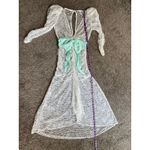 For Love & Lemons Rodin Iridescent Maxi Dress in Blanc Photo 8