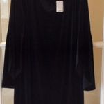 The Limited Black Dress Velvet Velour Womens 2X New Photo 2