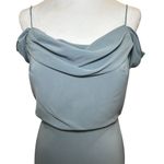 Jenny Yoo  Sabine Blue Gray Slate‎ Formal Bridesmaid Gown Dress Anthropologie 4 Photo 2