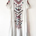 Orange Creek Embroidered Peasant Dress Women's S/M Photo 0