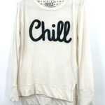 Royce Brand  Size Small white cream‎ terry cloth like sweater sweatshirt Chill Photo 0