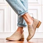 Sofft Naisbry Black Leather Flats Shoes Booties with Elastic Panels 7.5 Photo 9