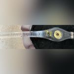 Silver Gray Maya Lulu Beaded Masquerade Woman’s Mask with Side Feather Photo 4