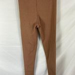 Naked Wardrobe NWT  Snatched Rib Leggings Brown S Photo 4