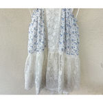 Love Shack Fancy  Kesia Lace Cutout Mini Dress White Size Small Coquette Feminine Photo 5