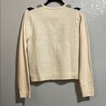 Love Tree  Cream and Blue Argyle Cardigan Sweater Photo 2