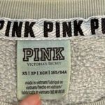 PINK Victoria's Secret dusty vintage wash turquoise teal sweatshirt Blue Size XS Photo 2