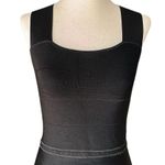 ZARA  Knit Ribbed Mini Dress Size S Black with Criss Cross Back Straps Photo 8