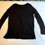 Gibsonlook Womens Black‎ Waffle Knit V-Neck Long Sleeve Top Size XS Photo 8