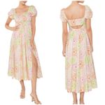 Likely  Rena Midi Dress Floral White Multi Photo 1