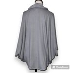kim rogers  size large pullover cowl neck athletic leisure light grey soft thin Photo 2