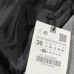 ZARA NWT  BLOGGERS FAV CHECK TAILORED BLAZER GRAY ONE BUTTON Photo 6