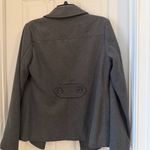 Ambiance Charcoal Pea Coat for Women Gray Size M Photo 1