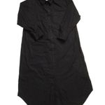 Maeve NWT Anthropologie  The Soren in Black Cotton Midi Shirt Dress XL Photo 6