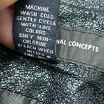 International concepts INC Black Faux Suede Laser Cut Jacket Women's Size S Emo Photo 8