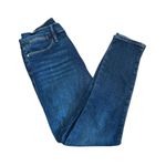 frame denim Women's Le High Skinny crop Jeans - dark denim wash. Photo 1