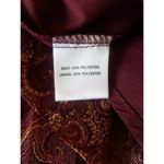 Rose + Olive  Dress Size Small Paisley 3/4 Sleeve Tie Waist Chiffon Ruffle Hem Photo 13