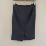 Max Mara  Black Wool Blend Pencil Skirt Size 8 Photo 4