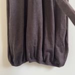 Brunello Cucinelli  Cashmere Silk Midi Wrap Dress Size Medium Brown Sleeveless Photo 5