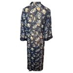 secret treasures  Floral Satin Robe - Navy and Gold 2XL Photo 1