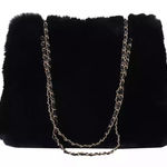 Faux Fur Tote Shoulder Bags For Women New Winter... Black Photo 0