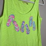 Fresh Produce  Dress M Green Flip Flop Beach Vacation Bright Neon Pockets Kidcore Photo 1