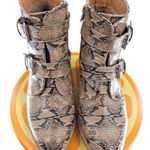 Coconuts by Matisse Snake Print Buckle / Zip Boots Wo Size 9 Photo 0
