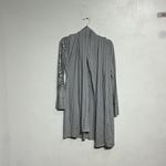Ariella  Gray Sequins Open Cardigan Sz M Photo 1