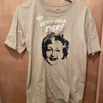 BETTY WHITE Now Betty Than Ever! Graphics Purple Fitted Tshirt size medium Multiple Photo 0