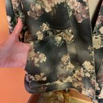 Solitaire Anthropologie  floral suede cloth cover up jacket Photo 4