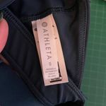 Athleta Women S Navy Blue Pyramid Sports Bra Adjustable Back T Strap No Pads Photo 5