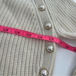 Generation Love  Suri Wool Blend Funnel Neck Sweater Pearl Button Detail Photo 5