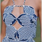 Anthropologie Anthro Celandine Hibiscus Cutwork Cotton Midi Dress. Size L. MSRP $168 Photo 2