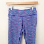 Zella x NORDSTROM | Purple Turquoise Pink Multi Print Leggings Topstitch | XS Photo 1
