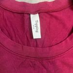 None Cropped Cap Sleeve TShirt Berry Pink Size Small Photo 1