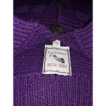 Pink Rose NWT‎  Purple 2 Button Cardigan Short Sleeve Sweater Size Large Photo 1