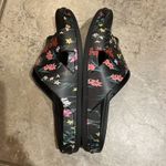 Cole Haan  Grand 360 Findra Black Floral Pool Slides Sandals Shoes Unisex M6 W8 Photo 8