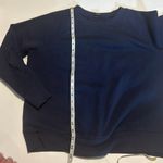Athletic Works  Medium Women’s Navy Blue Plain Long Sleeve Photo 3