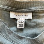 Topshop  Blue Gray Oversized Tee Photo 1