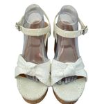 Torrid Platform Heels Womens Size 9.5W White Eyelet Boho Hippie Cottage Romantic Photo 2