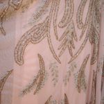 Mac Duggal 5434 Short Sleeve Beaded A-line Tea Length Dress Photo 7