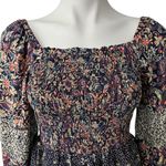 Angie Square Neck Boho Peasant Blouse Photo 5