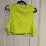 LF NWOT EMMA & SAM NEON YELLOW CROP TOP SIZE LARGE Photo 2