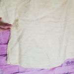 MALVIN HAMBURG GERMANY 100% LINEN CROCHET V NECK YELLOW SWIM BEACH COVER 10 Photo 10