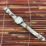 Silpada  Snakeskin Watch with Silver-Tone Case Photo 1