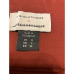 Anthropologie NEW  Essential Trouser Pant Red White Photo 7